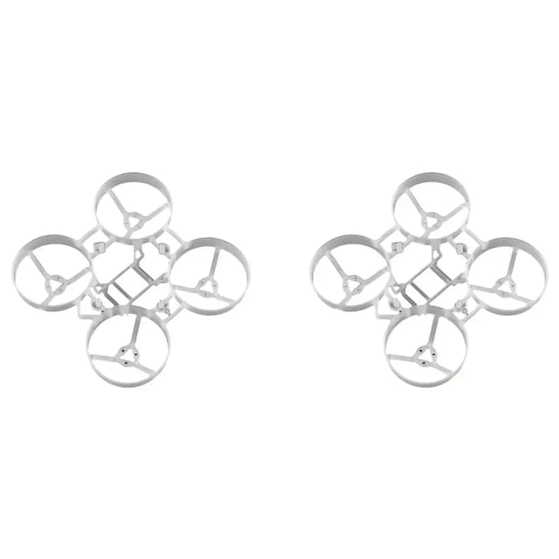 X64A-2Pcs 65Mm FPV Frame Kit Bwhoop65 Tiny Whoop Drone Quadcopter FPV Frame For Mobula6 / Mobula6 HD Drone DIY Parts White