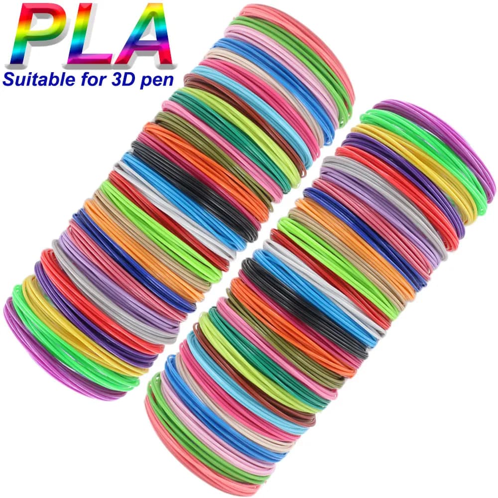Colorful PLA thread for 3D pen printing material 20/30 rolls of diameter 1.75 mm Refill in safety plastic without odor for 3D printer pen