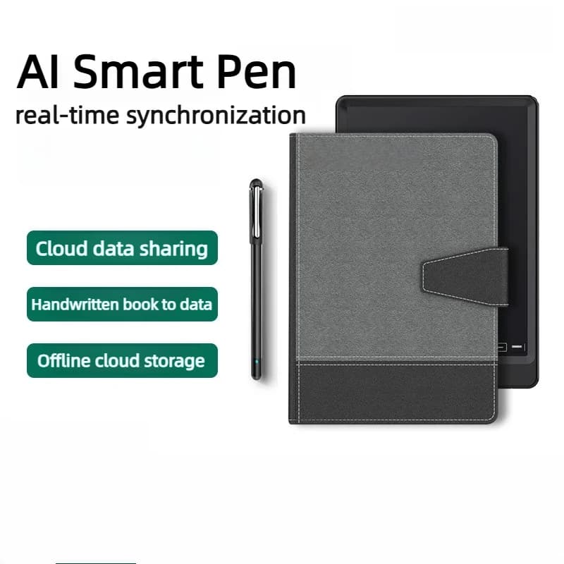 Erasable Reusable Smartpen Set Leather Smart Journal Intelligent And Precise Writing System Supports Offline Storage