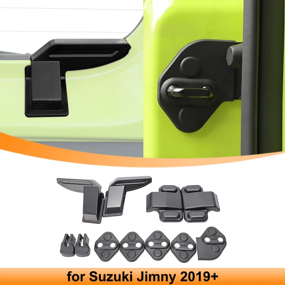 Copertura di protezione per viti del portellone posteriore e copertura per fermacorsa della portiera per Suzuki Jimny JB64 JB74 2019-2026 Accessori interni