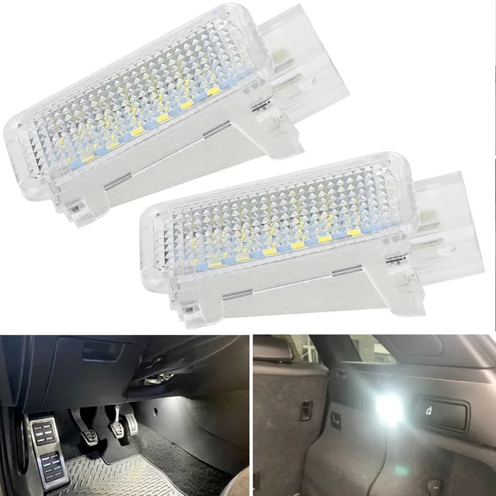 For Skoda Kodiaq Octavia Mk2 MK3 2 3 Fabia MK1 GOLF 4 12V Trunk Boot Light Car Interior Storage Luggage Lamp LED Car Accessories