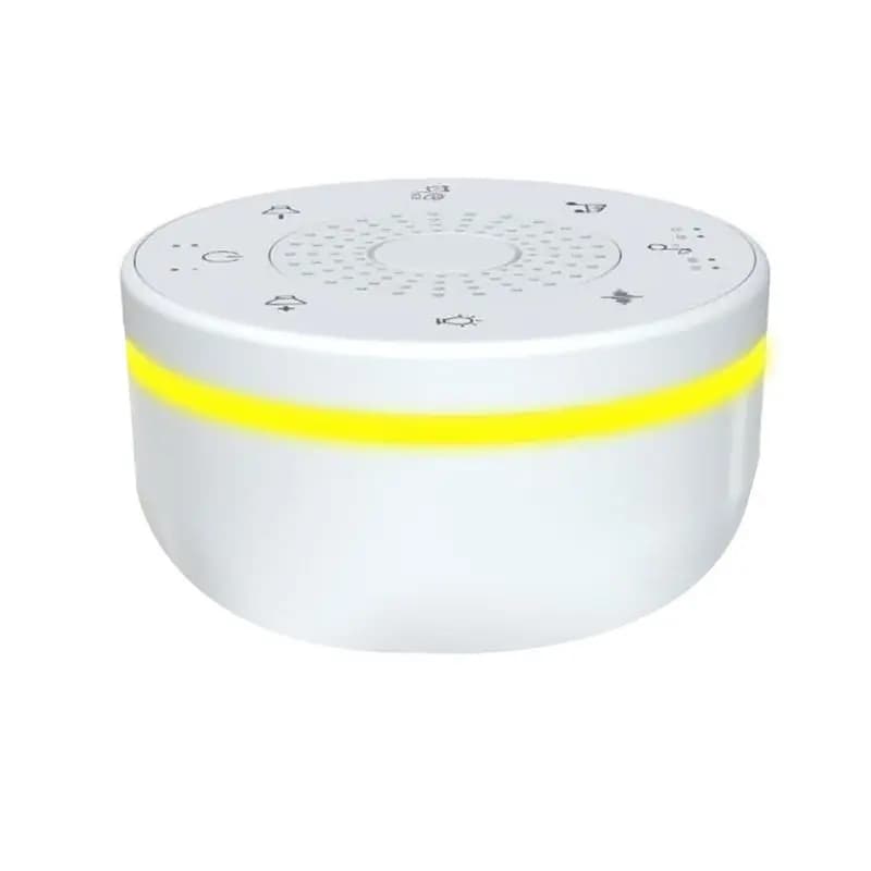 ABRB-Sleep Macchina del Suono Portatile con Rumore Bianco per Adulti, Bambini e Neonati, con 30 Suoni Rilassanti, Luce Notturna a 5 Colori, 3 Timer