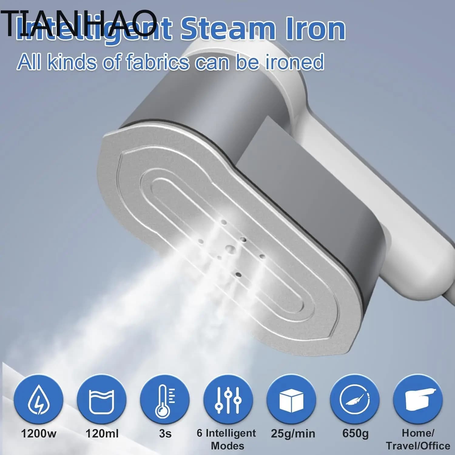 New Intelligent Steam Ironing Machine Portable Travel Steamers for Clothes Diplay Screenc Mini Handheld Garment Iron Steamer