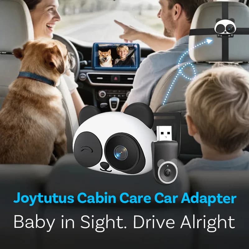 Adattatore CarPlay Wireless, Telecamera Posteriore per Monitoraggio Bambini, Box CarPlay Wireless