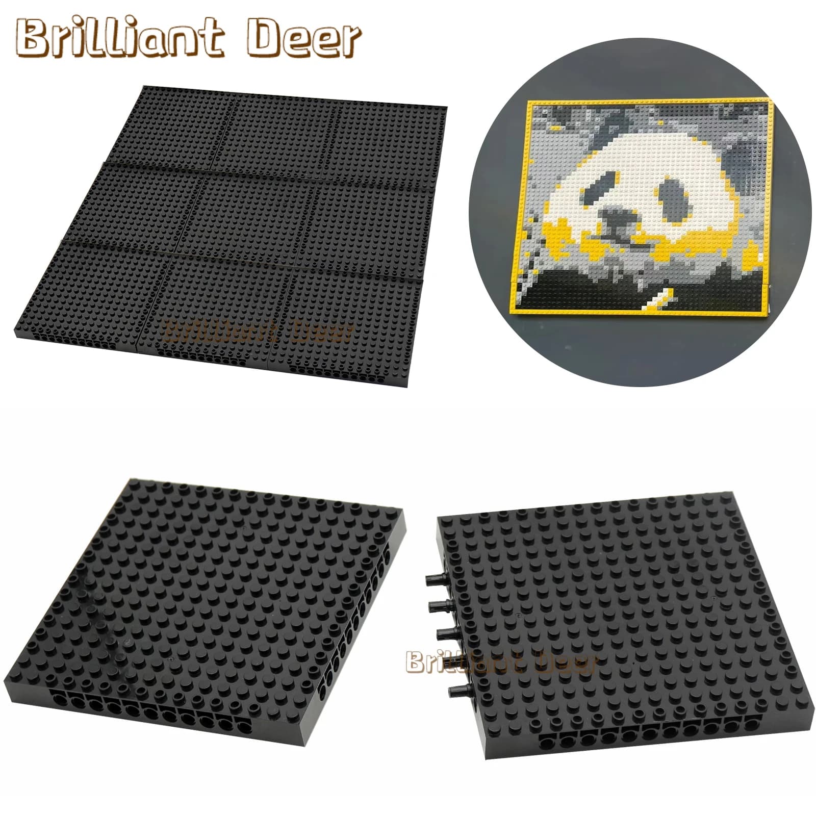 Creativo 16X16 Piastra Base Pixel Mosaico Arte Building Block Piastra Inferiore 65803 1x1 Punti Mattoni 3024 Parti Compatibili 40179 98138