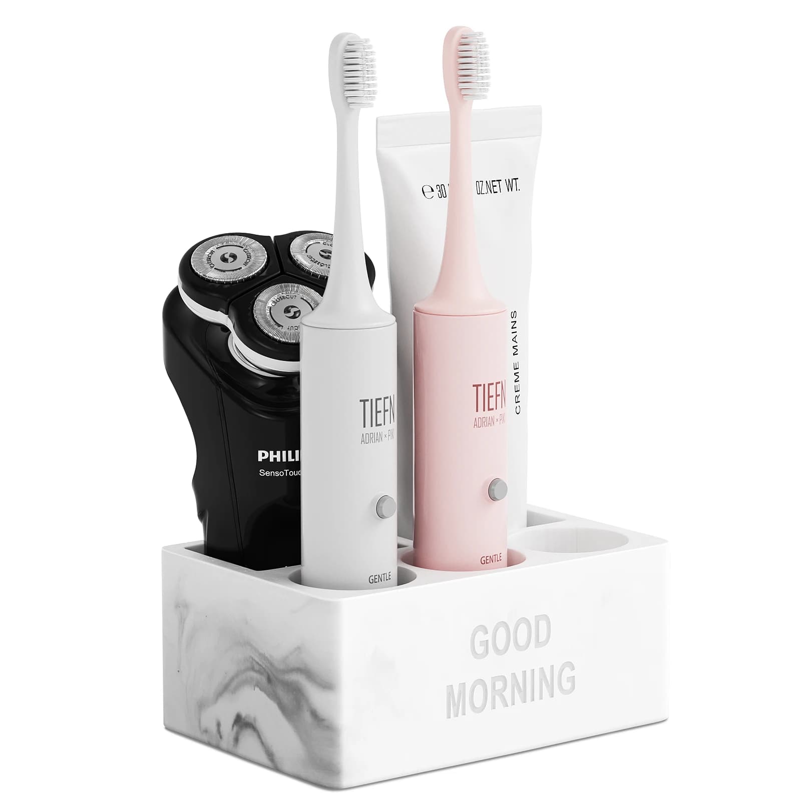 Toothpaste door Bathroom organizer for electrical brushes for home hotel