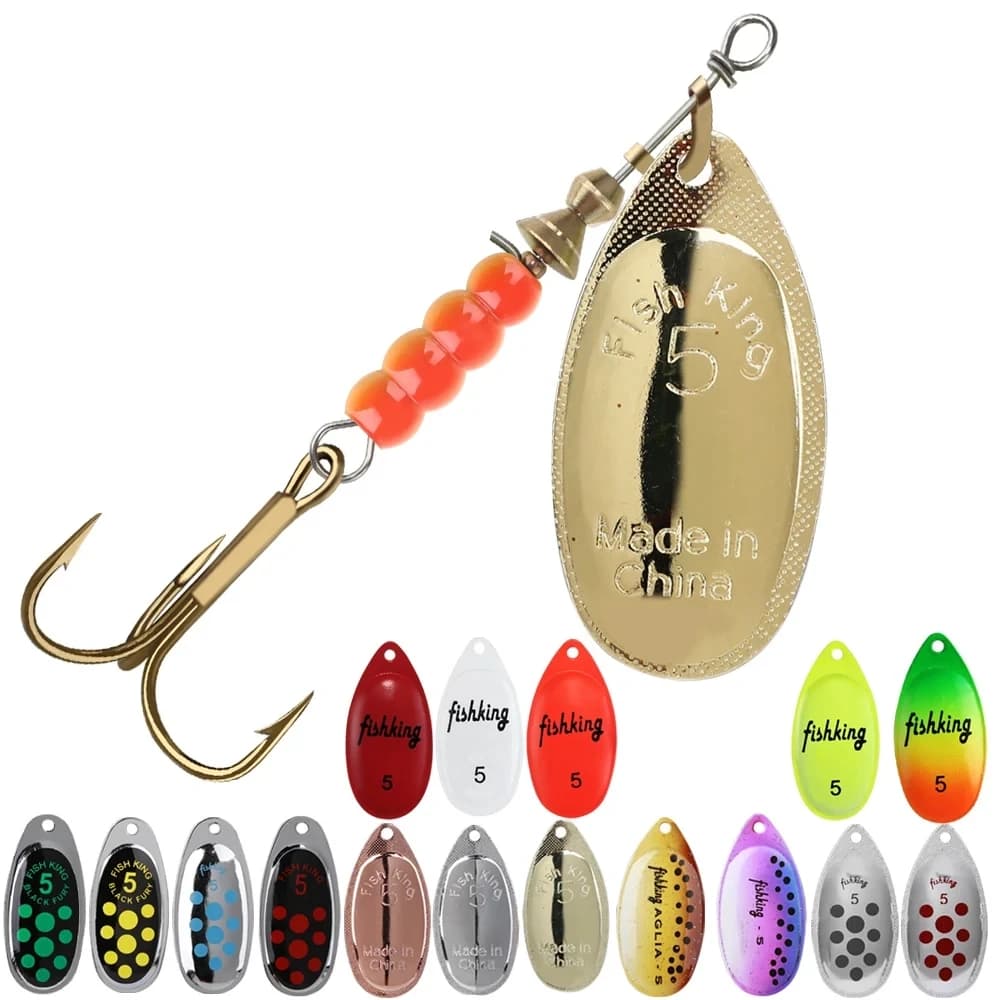 Metal Knife Spinner Recall 3.9g 4.6g 7.4g 10.8g 15g 1 pc Spoonbait Crankbaits Fishing Wobblers for Puppy Crochet Set bait equipment