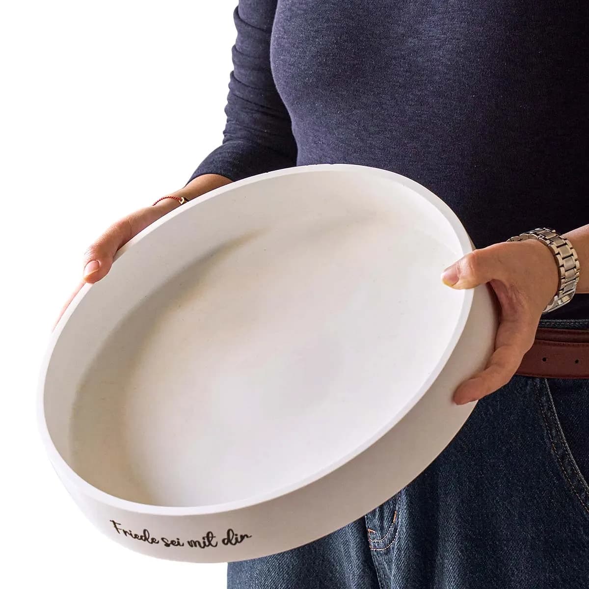 Silicone Mould for Concrete Round Candle, large DIY Bearing Tray, Flower Pot, Aroma, Gesso, Resin, Craft Moulds, Home Garden