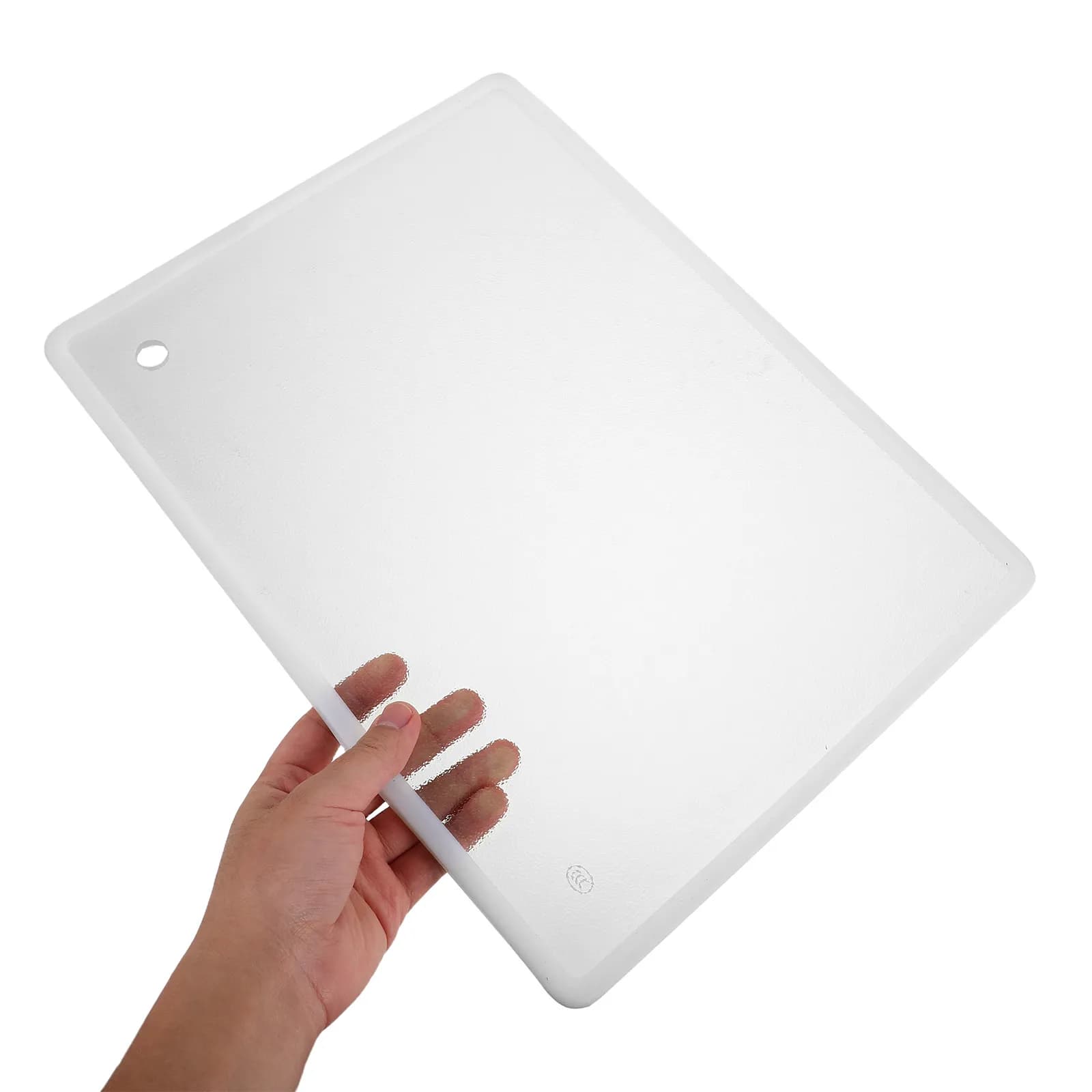 Tagliere in Vetro Temperato Trasparente 40x30cm con Superficie Antiscivolo e Angoli Resistenti al Calore