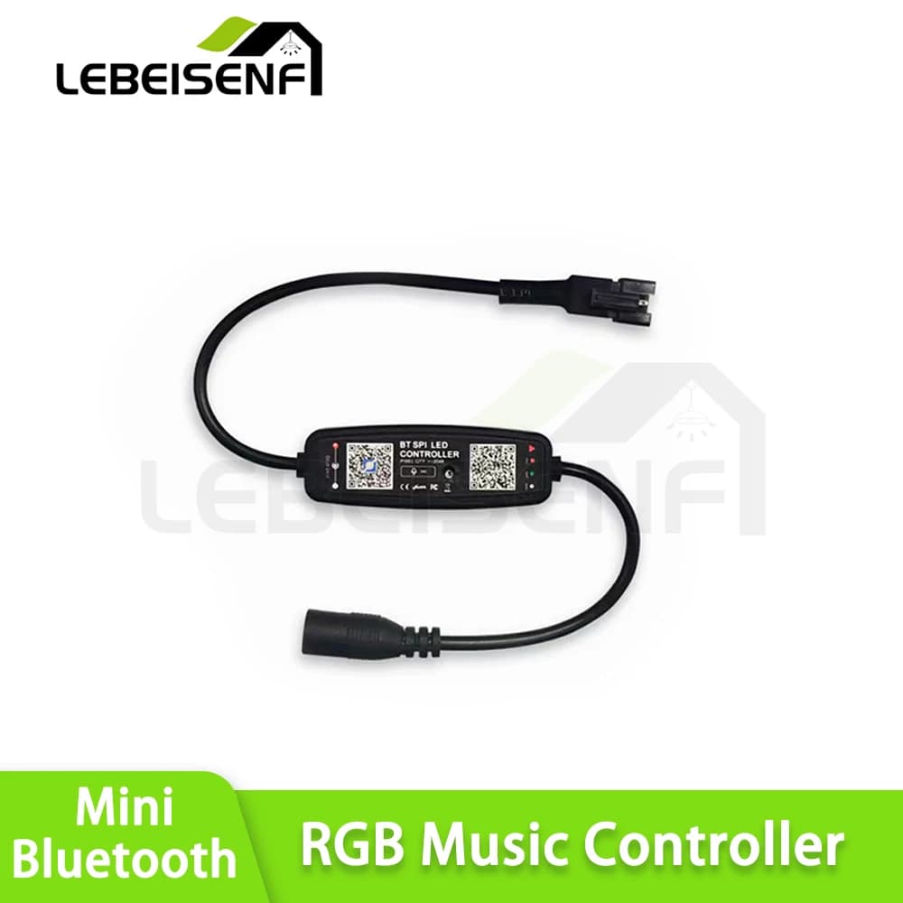 2.4G Wireless RF RGB LED Strip Controller 24-Key Colorful WiFi Music Controller Compatible with Alexa for Home Automation