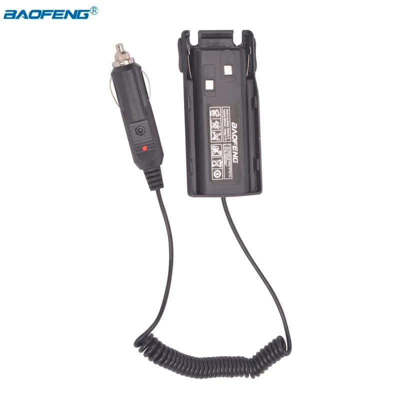 Baofeng UV-82 adattatore per caricabatterie eliminatore batteria per auto per Baofeng UV82 UV-82L UV-8D UV-89 UV-82HP UV-82HX Radio Walkie Talkie