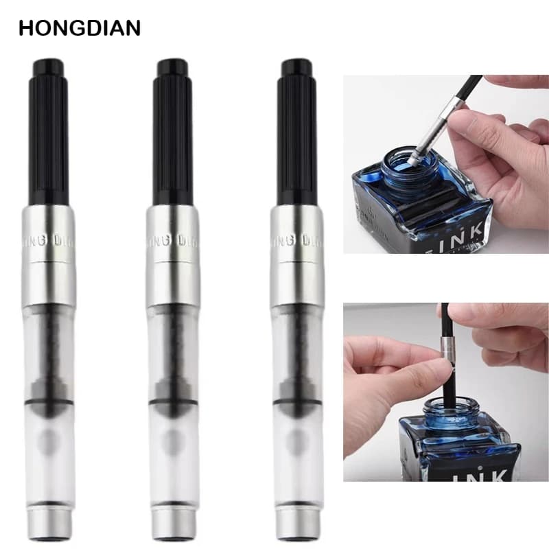 10/5/1PCS HONGDIAN Rotary 3.4mm Ink Converter Filler Cartridge Ink Absorber Fountain Pen Ink Suction School Supplies Stationery