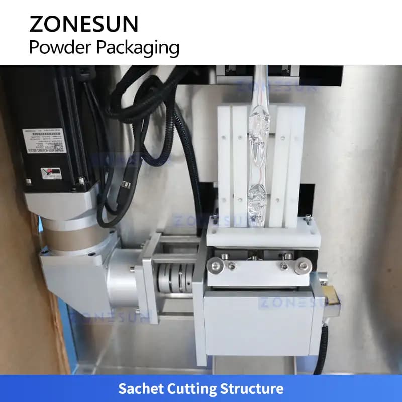 ZONESUN ZS-FS100L Vertical Powder Packaging Machine Auger Filling Automatic Sugar Protein Milk Coffee Stick Sachet Bag Sealer