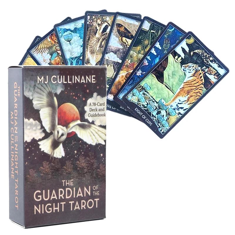 Nuovo The Guardian Night Tarocchi Mazzo di carte Lavoro Vita e amore Carte Oracle Gioco da tavolo Divinazione Destino Intrattenimento Carte da gioco