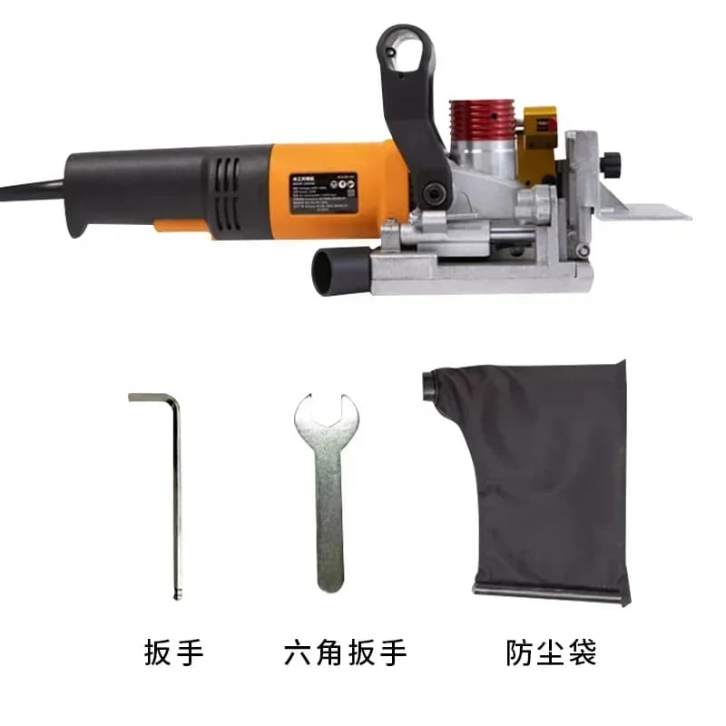 Macchina per giunzioni a incastro per la lavorazione del legno, Macchina per lamellatura, Macchina per puzzle, Scanalatrice, Motore in rame 760W, Fresatrice per biscotti, Utensile elettrico - Offerta imperdibile
