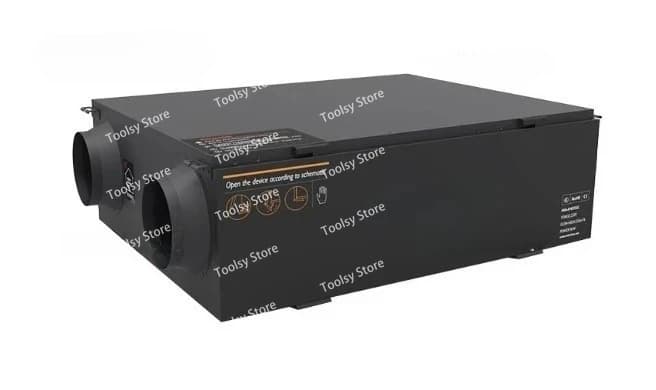 Wifi 350 ㎡ /h Sistema di recupero del calore domestico Sistema di recupero dell'aria fresca per il sistema di purificatore d'aria centrale di ventilazione