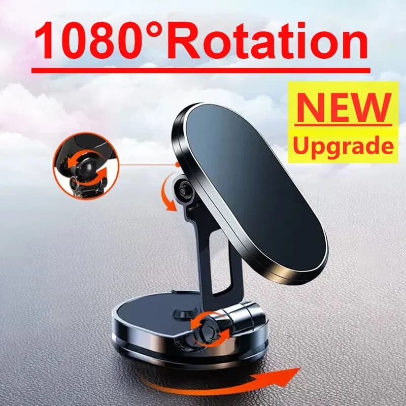 1080 supporto magnetico per telefono da auto magnete supporto per Smartphone supporto per telefono pieghevole GPS in auto per iPhone 14 13 12 11 Samsung Xiaomi