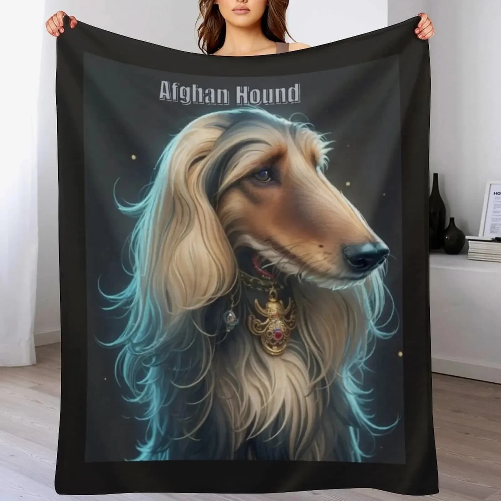 Afghan blanket KJB-02, heavy, ideal for sleeping, luxury sleeping bag for babies.
