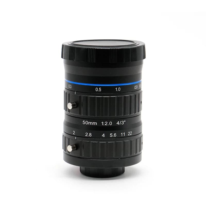 C-Mount 12MP 4/3" 50mm Low Distortion 4K for Industrial Cameras UHD and CCTV IP Security SL-0396