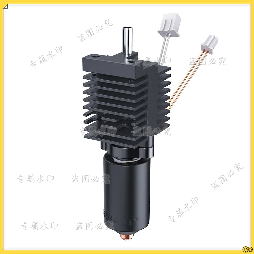Kit blocco riscaldante in ceramica per Creality K2 Plus da 100 W Ugello hotend a intercambio rapido 350 ° C ad alta temperatura per parti della stampante 3D K2 Plus