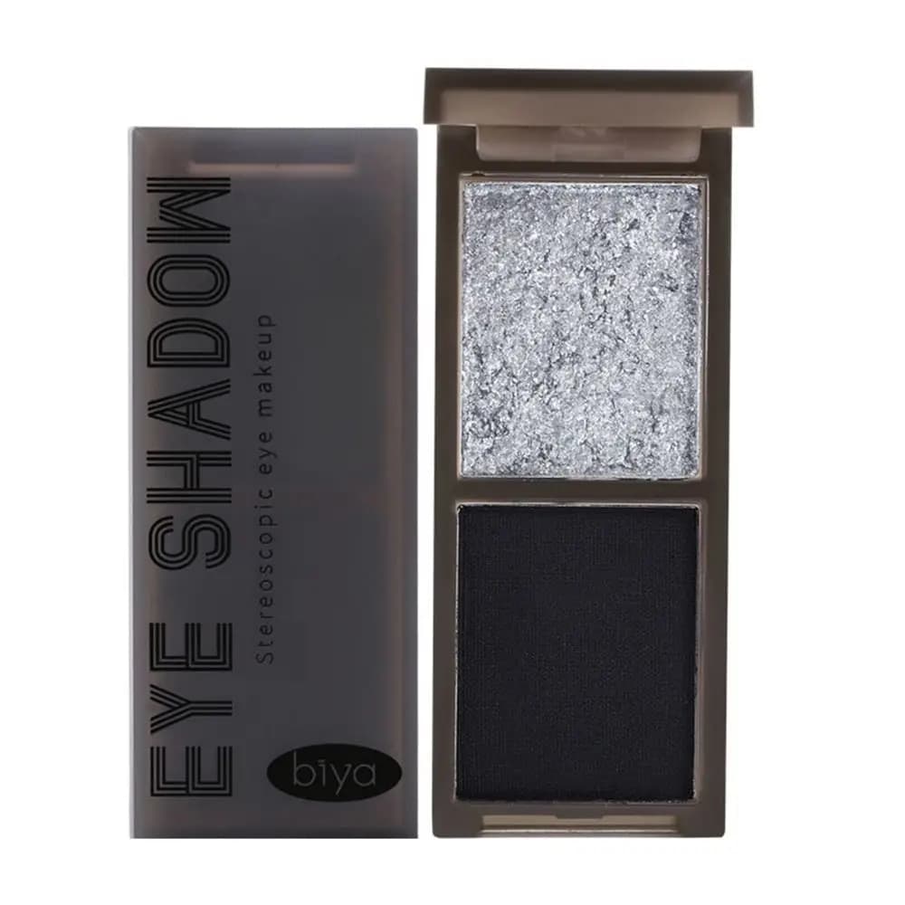 Professional Long Lasting Eyeshadow 2 Colors Matte Shimmer Makeup Palette Waterproof Smoky Makeup Eyeshadow Palette Gift