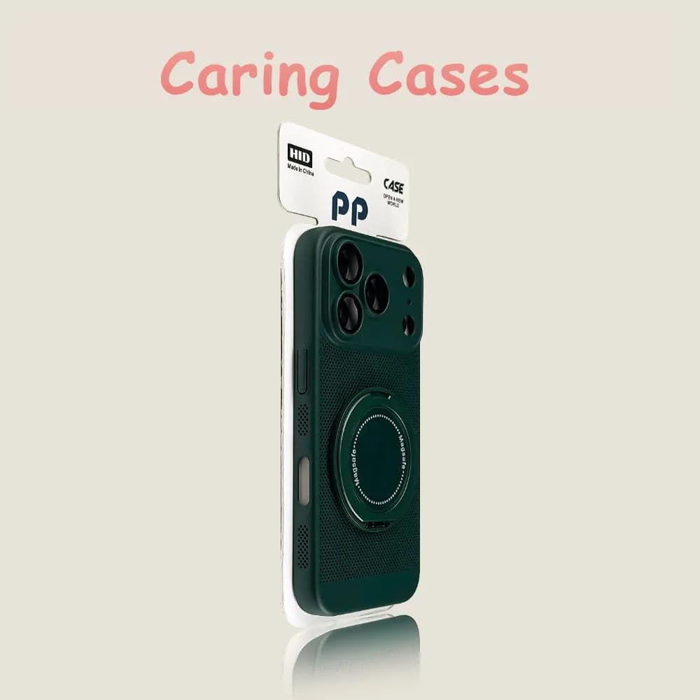 Custodia viola 360 per iPhone 17 Pro Max ° Supporto Rotante con Protezione per Lenti in Vetro e Copertura Dissipazione Calore per iPhone 16 15 14 13 12 11