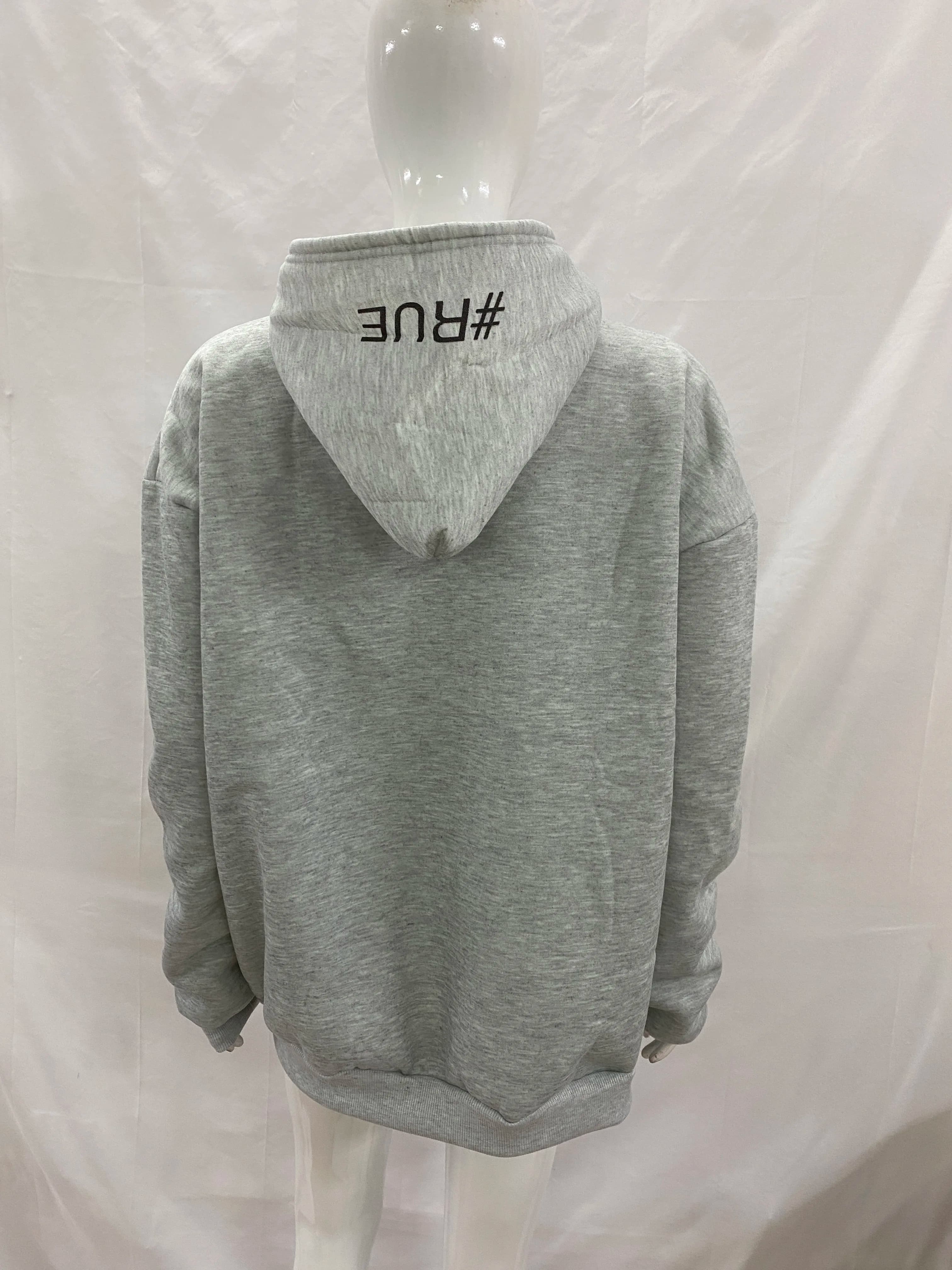 Casual trend hoodie hot selling autumn and winter women's hoodie pocket printed pullover cross jacket