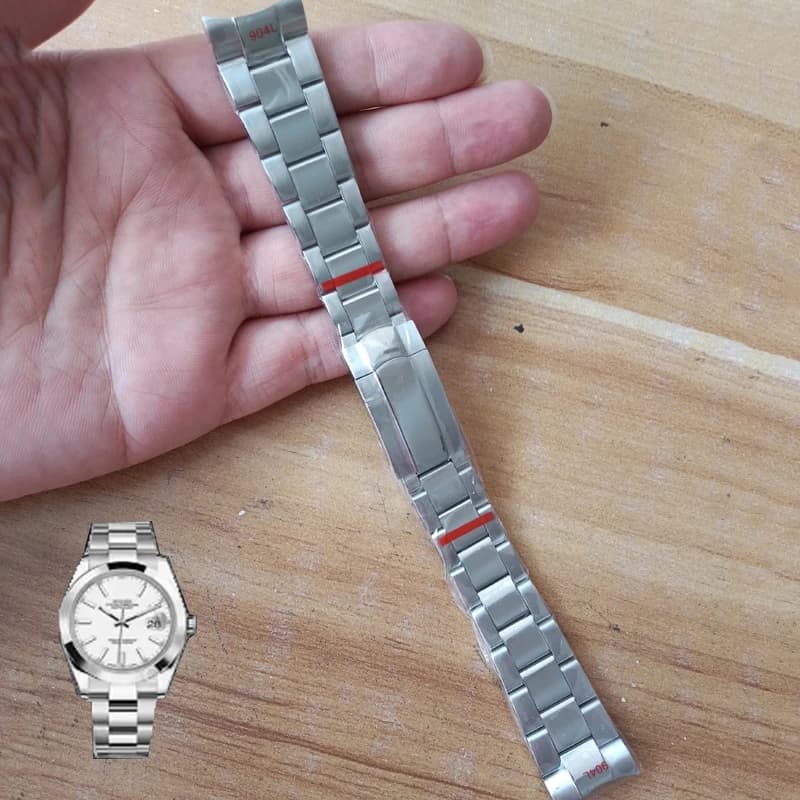 Per Rolex Oyster Perpetual Datejust DAYTONA SUBMARINER Cinturino per orologio da uomo di lusso Bracciale in acciaio inossidabile 904L 20mm 21mm