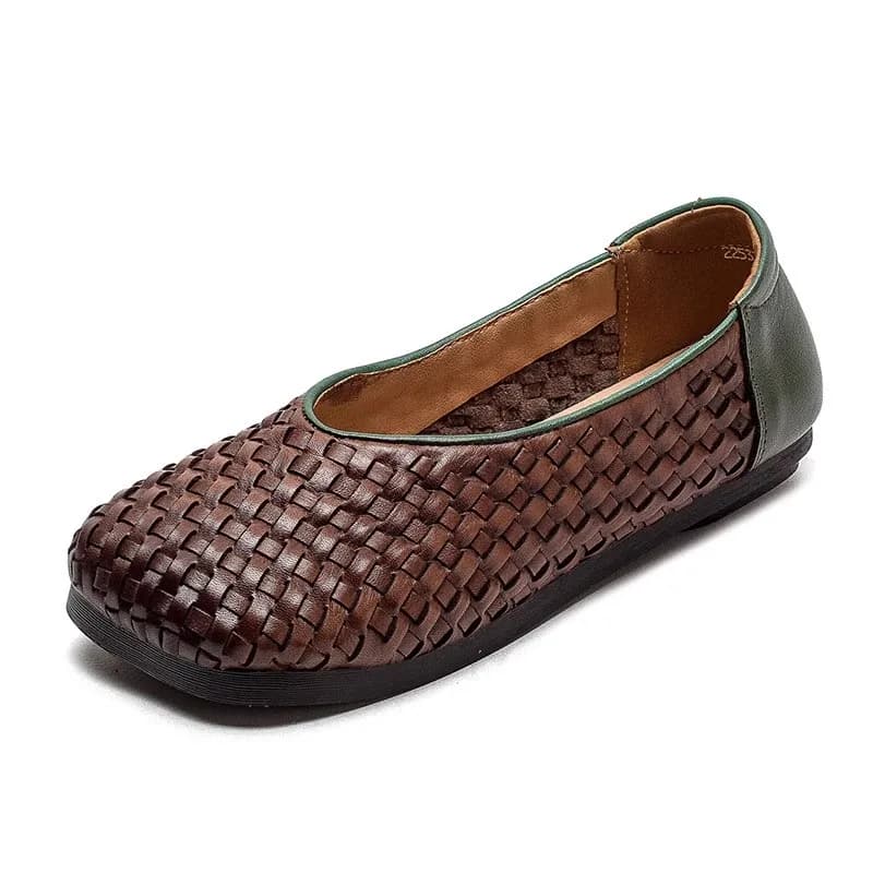 GKTINOO Mocassini da donna Primavera in vera pelle Comfort Scarpe piatte da madre Slip-On Calzature Moda Calzature femminili Zapatos De Mujer