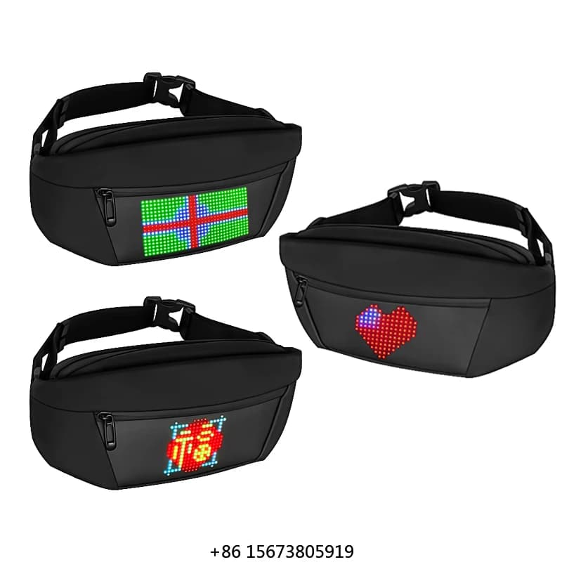 Waterproof LED Waist with Running Lights, Christmas Gift, Sports Waist with LED Lights, Commercial Centre Promotion, LED Waist