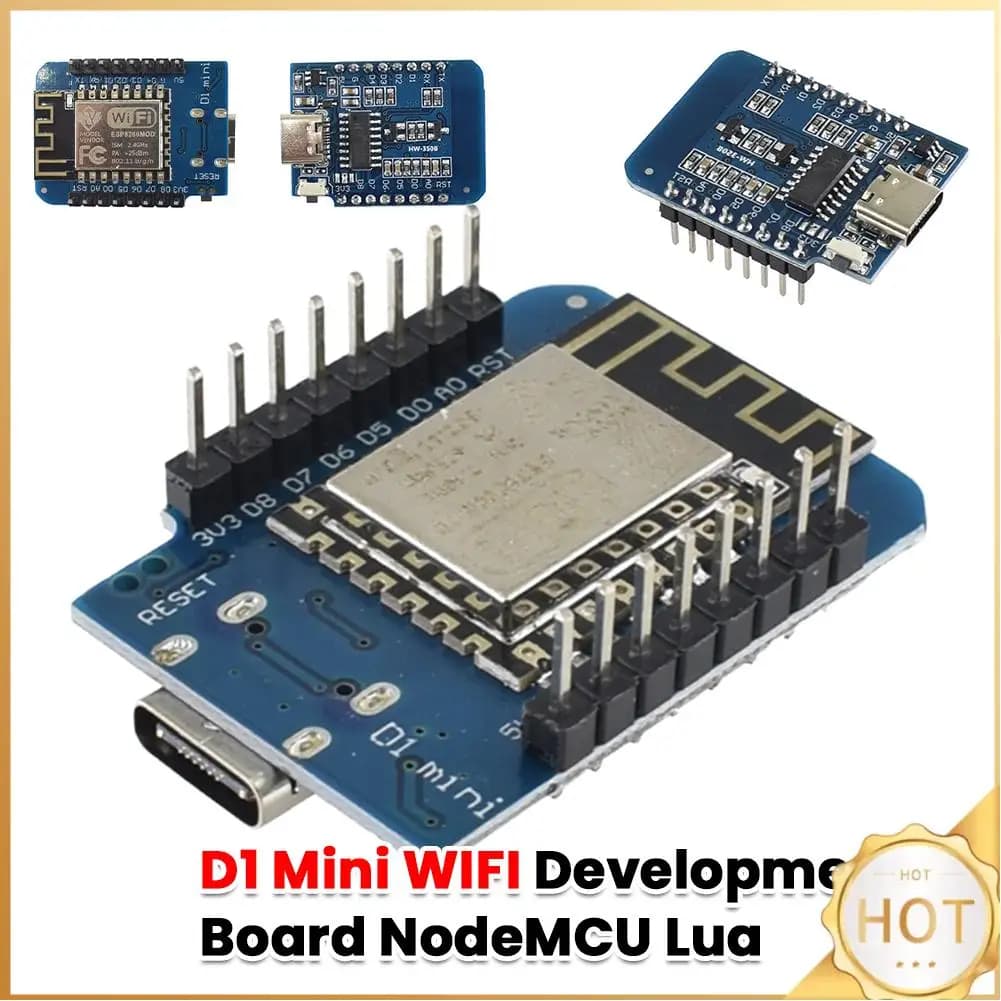 Scheda di sviluppo Wi-Fi ESP8266 ESP-12F D1 Mini NodeMCU Lua IoT con Type-C, Modulo NodeMCU Lua per Arduino