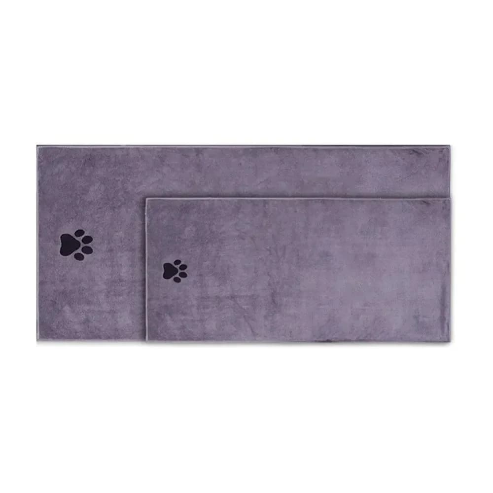 Super Absorbent Towel for Cans in Microfiber, Embroidered Bathrobe for Puppies, Bathroom towel for domestic animals at Rapid Drying and Thickness, Animal Supplies