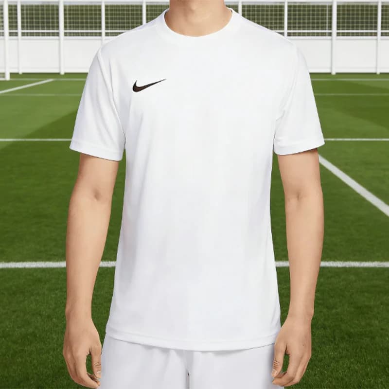 T-shirt a maniche corte traspirante ad asciugatura rapida per allenamento fitness da uomo Nike DRI FIT IB8640‑100 Top sportivo originale