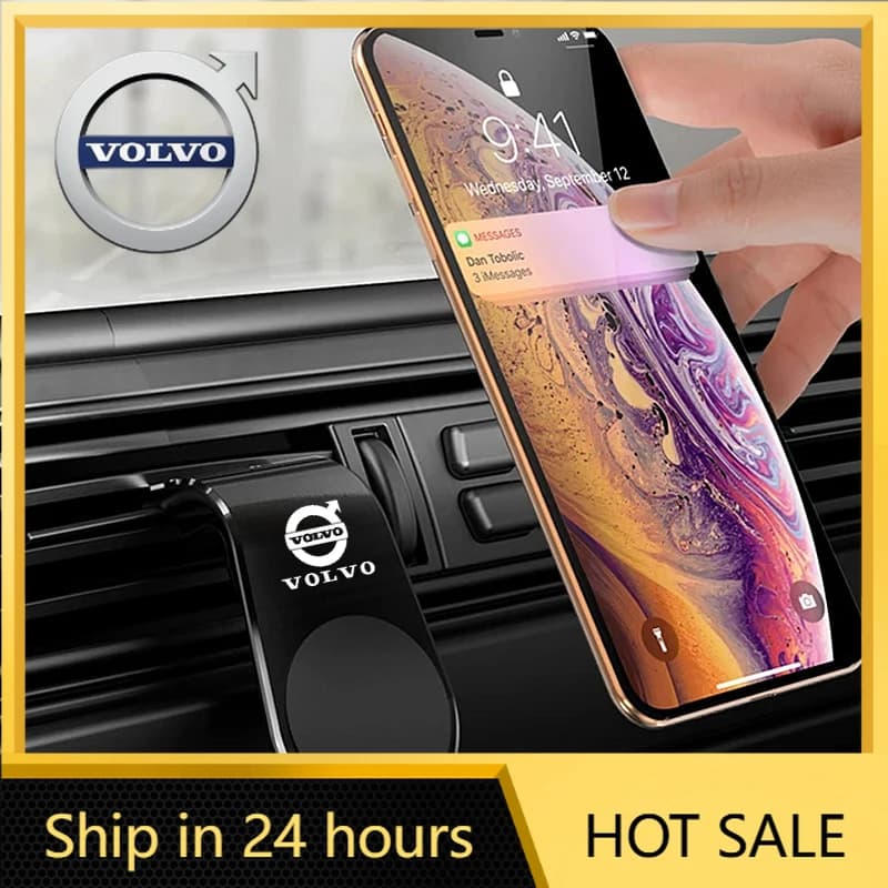 Supporto Magnetico per Telefono Cellulare da Auto, Coprivolante per Interni Auto Volvo Rdesign V60 V40 XC90 S60 C30 XC60 V50