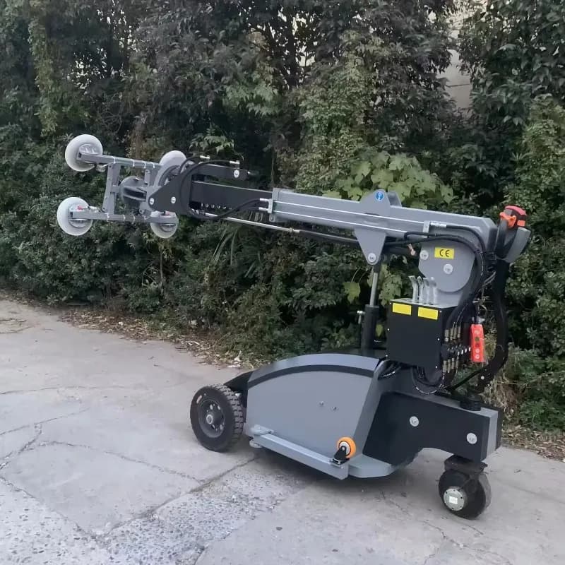 Sollevatore Automatico a Vuoto per Vetro da 200-800kg, Braccio Robotico Elettrico con Ventosa per Installazione di Porte e Finestre in Vetro, Nuova Condizione