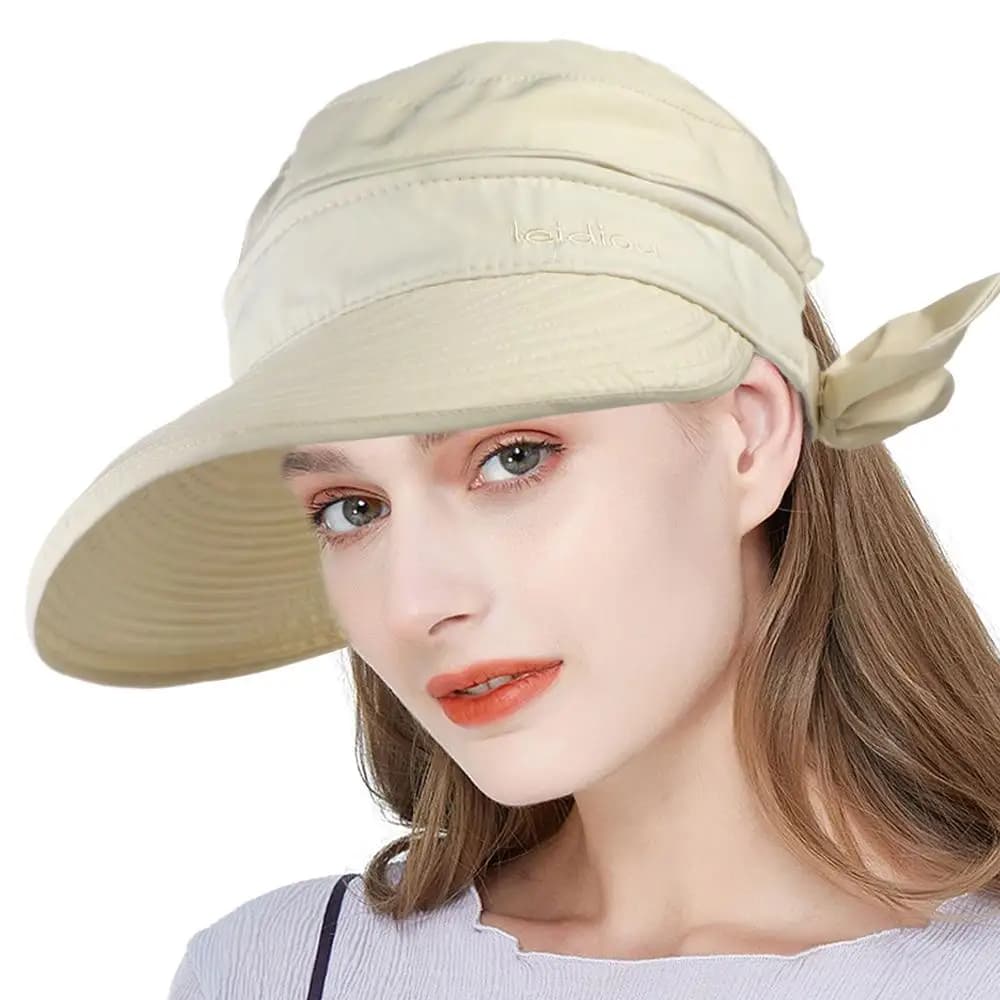 Summer Foldable Anti-UV Outdoor Cap Wide Brim Sun Hat Beach Hat