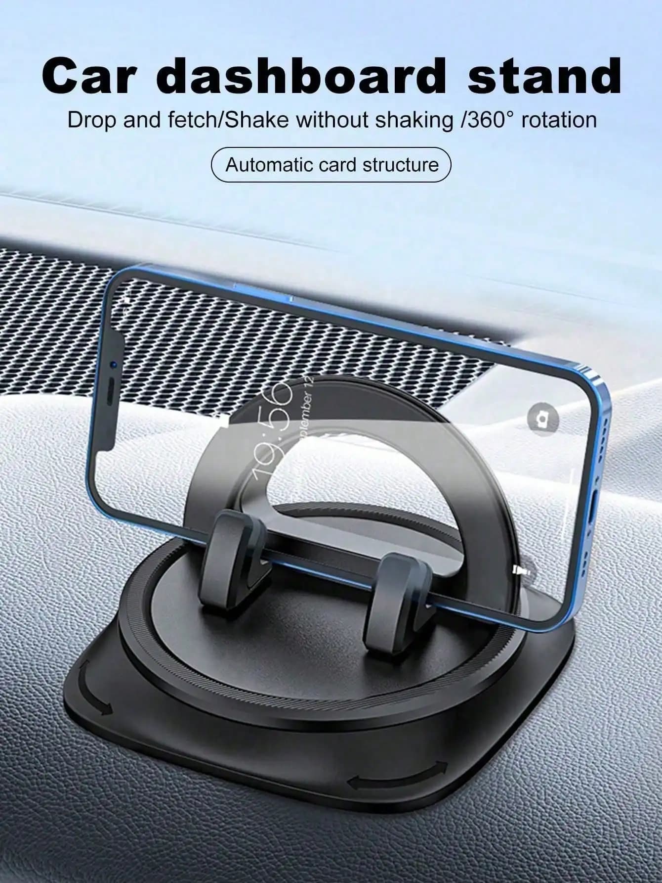 Supporto per navigatore da cruscotto 1 pezzo, supporto speciale per telefono da auto, tappetino antiscivolo di alta qualità, fissaggio universale