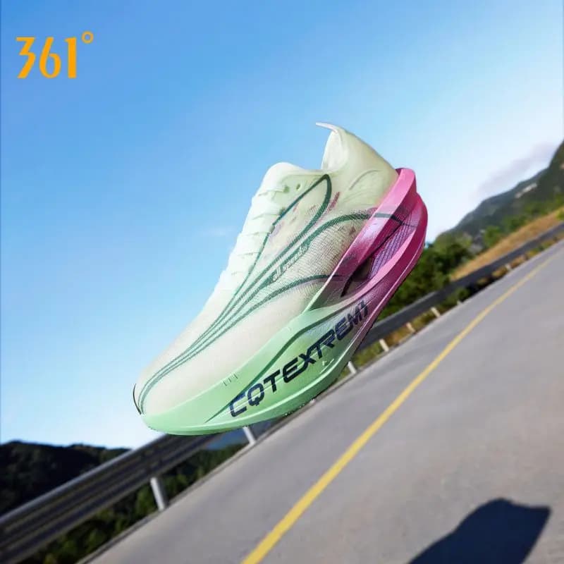 361 Degrees Furious Future 2.5 Running Cushioned Stable Shoes Marathon Plate Racing Carbon Breathable Durable Sneakers 672612228