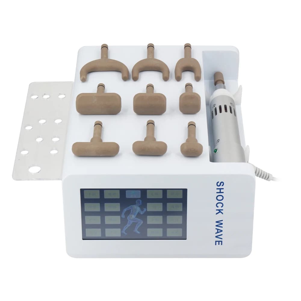 1800N Postural Correction Electric Gun, Spinal Adjustment Tool with 10 Heads, Impulse Lombare Massage for Vertebral Column and Cervical, 8 Language Touch Screen, New