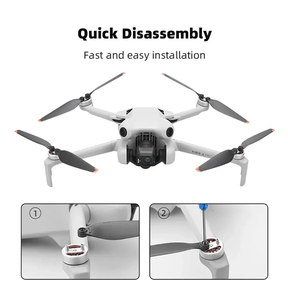 4 Pairs Propeller Replacement for DJI MINI 4 PRO 6030F Props Blade Light Weight Wing Fans Drone Spare Parts Accessories