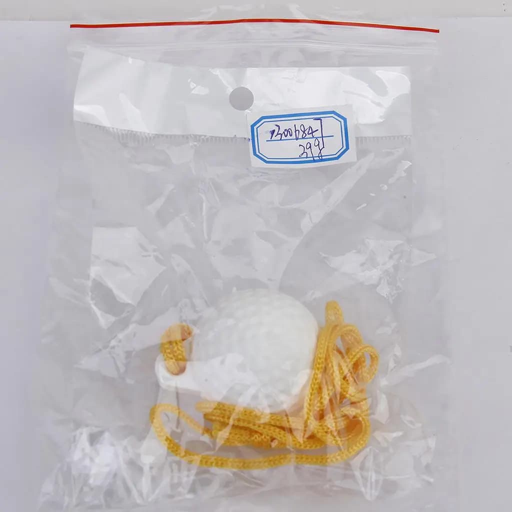 Set di Palline da Golf Flessibili con Corda, Attrezzatura per Allenamento in Plastica, Strumento Ideale per Swing in Giardino o in Interni per Principianti