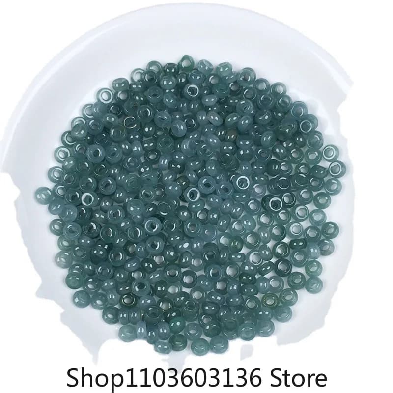 10 pezzi di giada naturale blu acqua macropore perline ciondolo fai da te orecchini accessori veri gioielli pietra amuleto regali di vendita di lusso