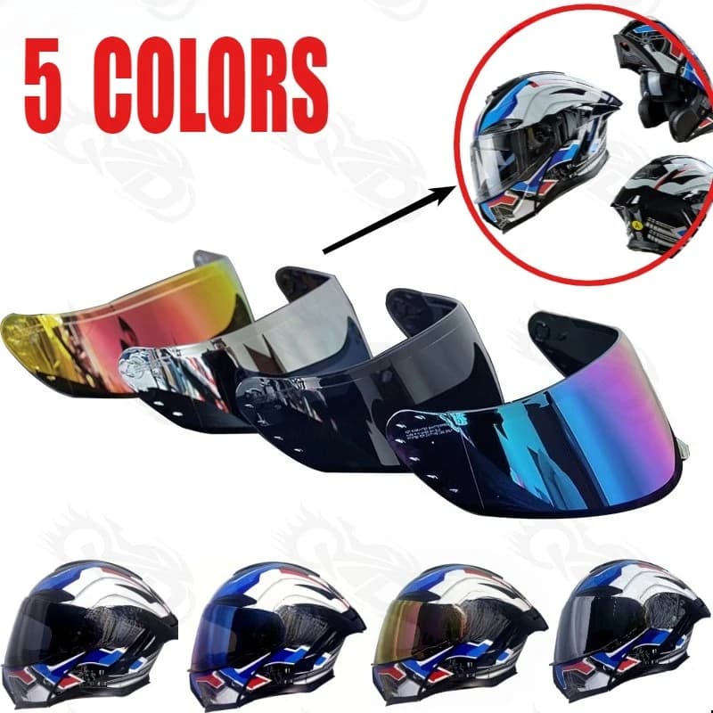 Per le lenti del casco QSTK Accessori per la maschera di ricambio per visiera del casco del motociclo
