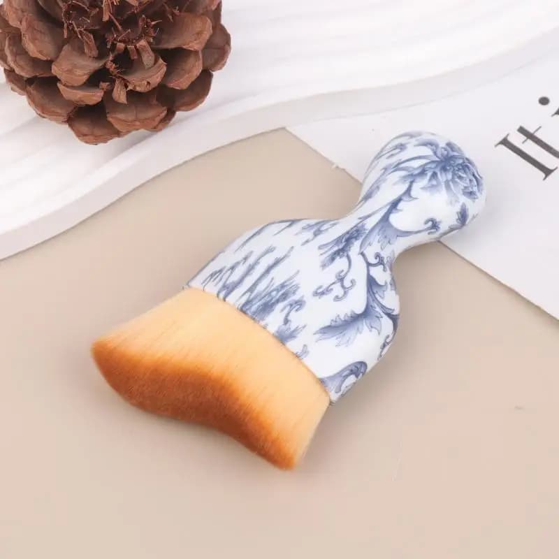Pennello per Nail Art, Spazzola per Rimuovere Polvere dai Unghie, Strumento per Pulizia di Gel UV e Polvere Acrilica, Pennelli per Trucco e Accessori per Manicure