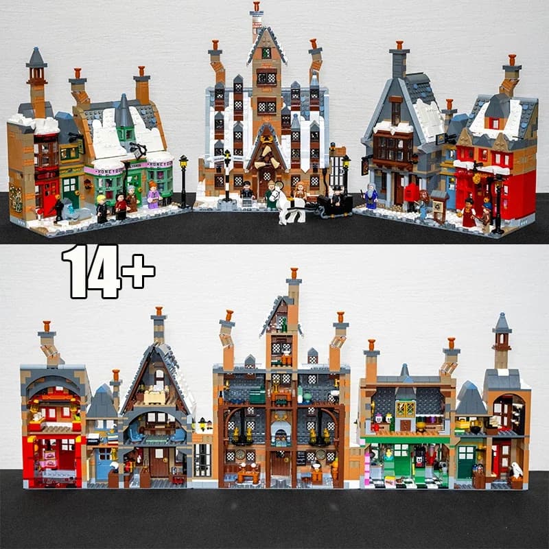 Village of Maud The Main Tower Castle, modello in mattoncini, blocchi da costruzione, giocattoli per bambini e bambine, regali, compatibile con LEGO