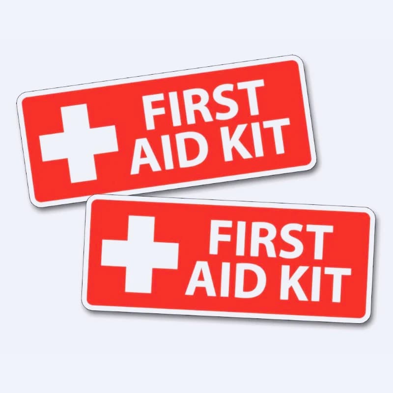 Adesivi decorativi per auto PER adesivi e decalcomanie kit di pronto soccorso 20CM PVCKK