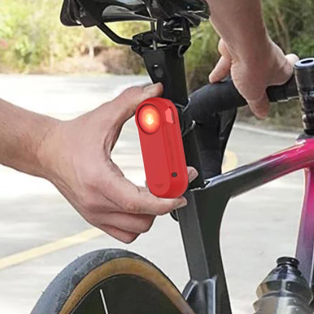 Custodia protettiva per luci bici intelligenti in Silicone custodia protettiva portatile Anti-perso resistente agli urti antipolvere per Garmin Varia RTL515