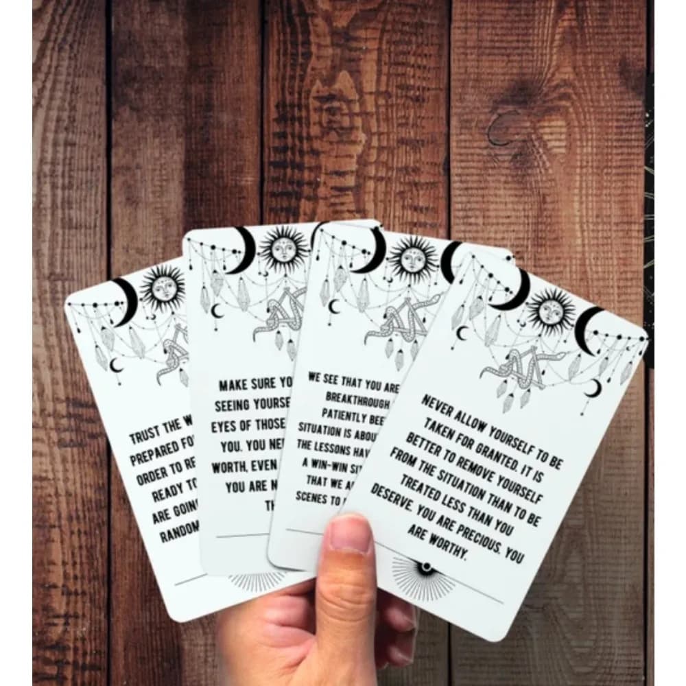 10.3*6cm Spirit Messages Oracle Cards - A 54-Card Deck con messaggi ispirati dalle tue guide