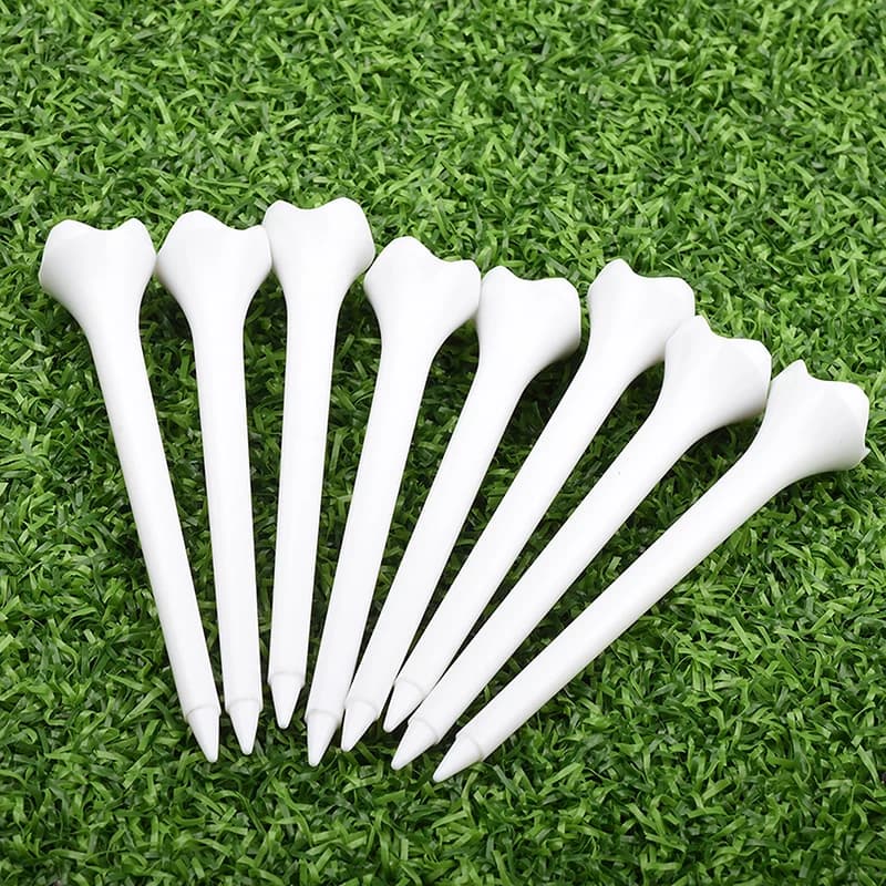10 Pezzi Tee da Golf Professionali in Plastica Durevole, Lunghezza 70mm 83mm, con 4 Artigli, Accessori per Golfisti