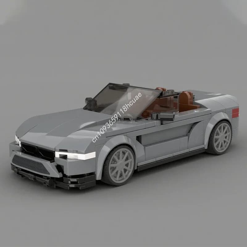 580pcs MOC BMWes M8 pack Cabrio & GTE City Champion supercar Building Blocks Christmas Children Stress-Relief Collector for Gift